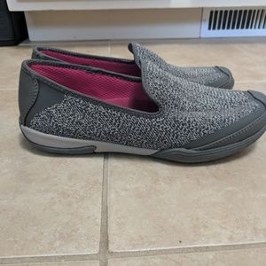 BareTraps gray slip on shoes